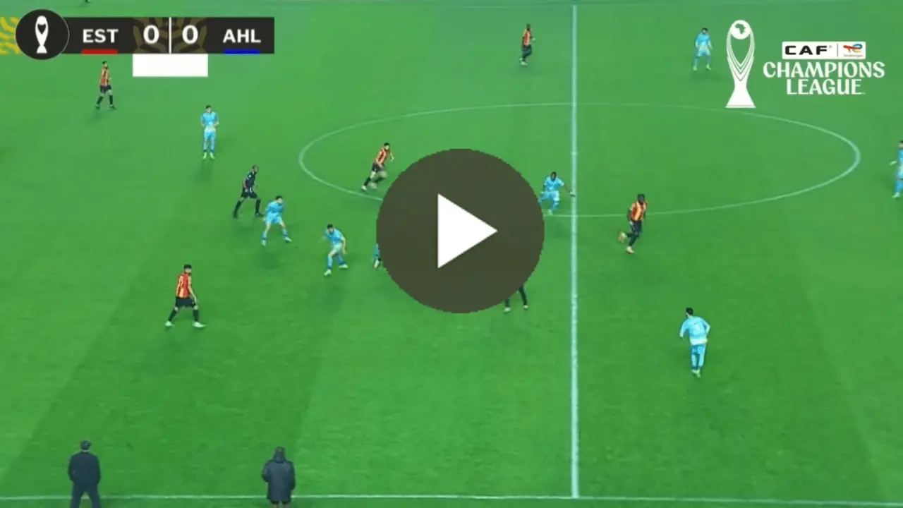 تفاصيل التعادل السلبي بين الأهلي والترجي في مباراة اليوم بجودة بث عالية